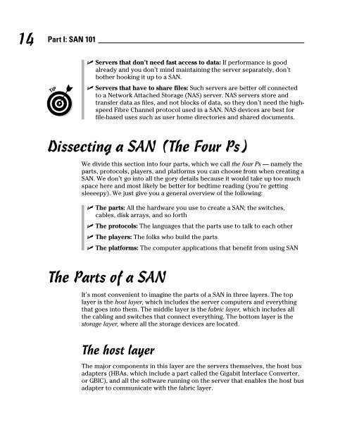 Storage Area Networks For DummiesÂ®