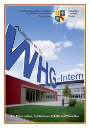 WHG - Intern - Wilhelm-Hausenstein-Gymnasium