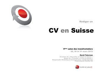 CV en Suisse