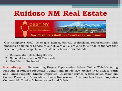 Ruidoso NM Real Estate