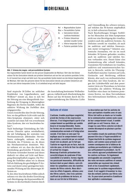 Autismus und Sehen « Le Syndrome de Schorderet- Munier ... - ophta