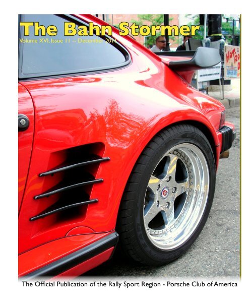 The Bahn Stormer - Rally Sport Region - Porsche Club of America