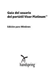 GuÃ­a del usuario del portÃ¡til Visor Platinumâ¢ - PDA Expertos.com