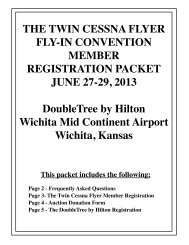 Registration Member - Twin Cessna Flyer