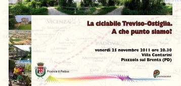 La ciclabile Treviso-Ostiglia. A che punto siamo? - Fiab