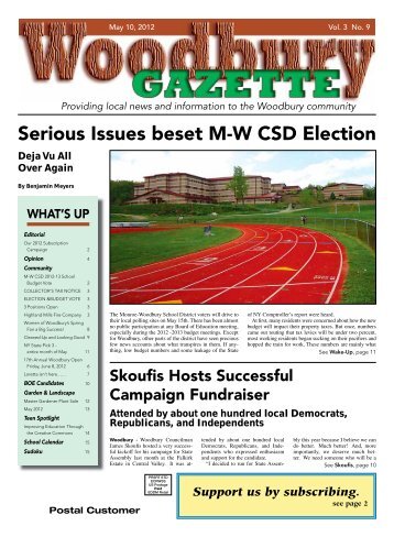 to view the May 10, 2012 issue as a PDF. - Woodbury Gazette