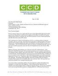 Co-chairs' letter to Chairman Ralph Regula, House Appropriations ...