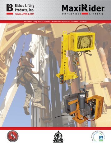 Personnel Lifting Hoists - Electric - Pneumatic - Hydraulic - Wireless ...