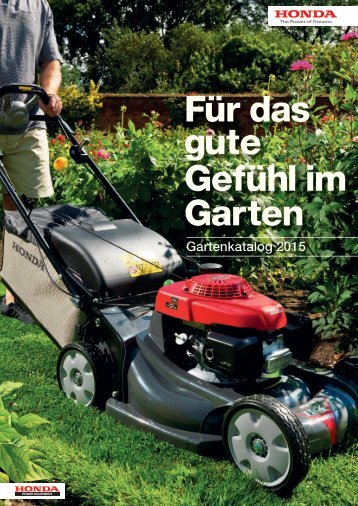 Honda Gartenkatalog 2015