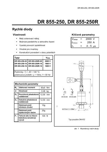 DR 855-250, DR 855-250R - ESHOP-rychle