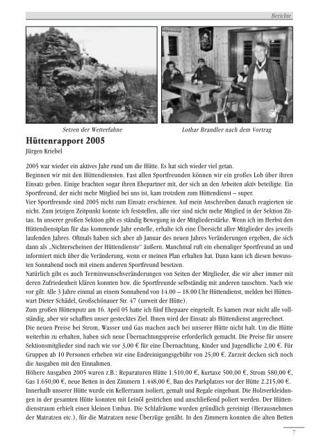 Gipfelbuch 2006 - DAV Zittau