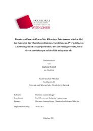 Veränderung der Klärschlammm - Multikraft