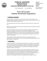 Town Of Leicester Outdoor Wood Boiler Regulations
