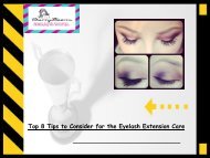 Top 8 Tips to Consider for the Eyelash Extension Care