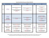 Santee School District Assessment Calendar 2012-2013 K 1 2