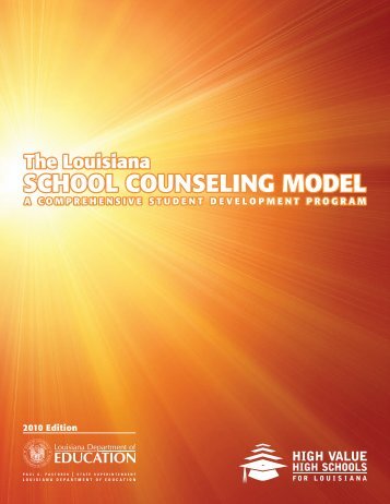 School Counseling Program Management Agreement - Louisiana ...