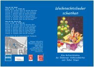 Weihnachtslieder schenken > . - Salzburger Volksliedwerk