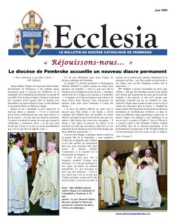 Ecclesia - the Diocese of Pembroke