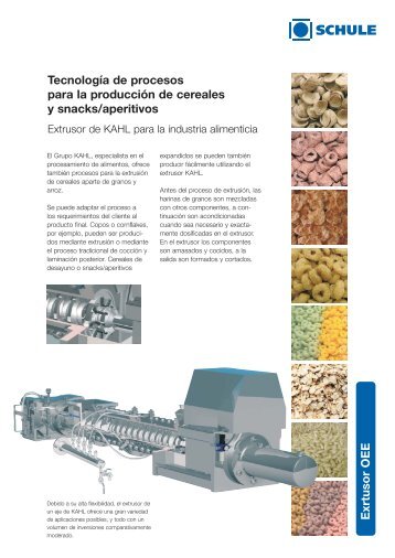 SCHULE Tecnología de procesos para la producción de cereales y ...