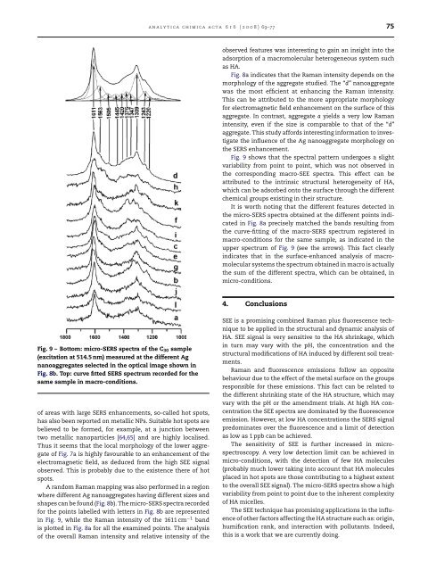 Surface-enhanced Raman and fluorescence joint analysis of soil ...