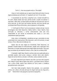 Texto 3 - Uma nova proposta sobre a âGravidadeâ Vimos no texto ...