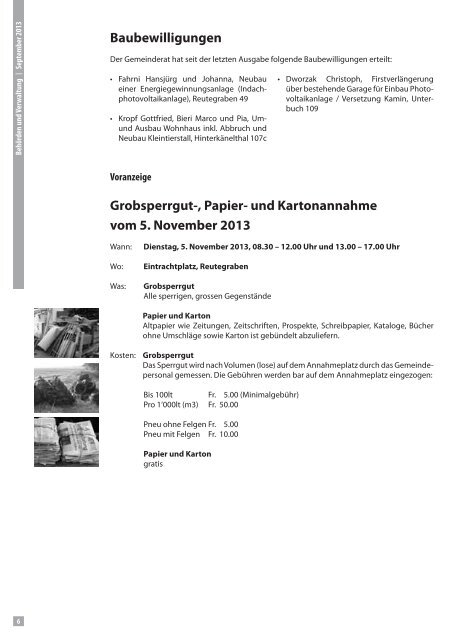 Nr. 05/13 September 2013 - Oberthal