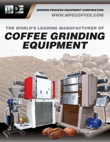 MPE Coffee General Brochure Split Low Res - Modern Process ...