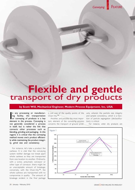 MPE Chain-Vey - Flexible and Gentle Transport of Dry Products