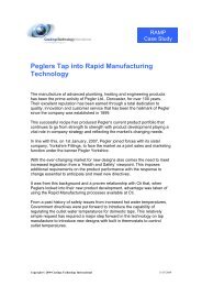 Peglers Tap into Rapid Manufacturing Technology - Castings ...