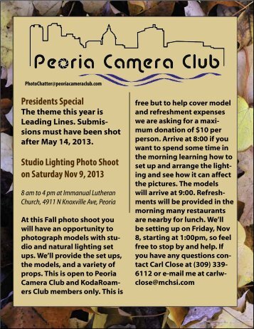 Oct 2013 - Peoria Camera Club