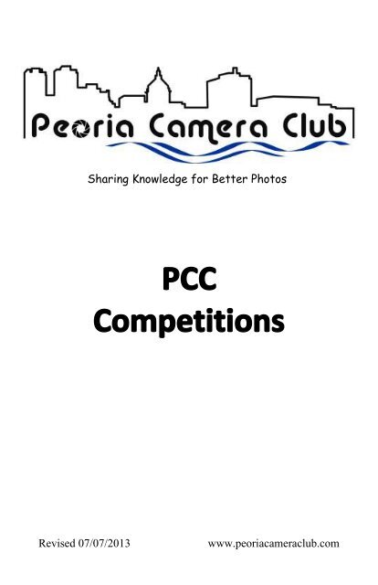 Competition Book - Peoria Camera Club