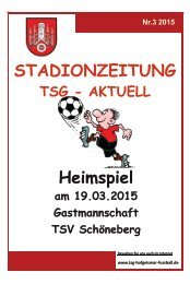 STADIONZEITUNG Heimspiel