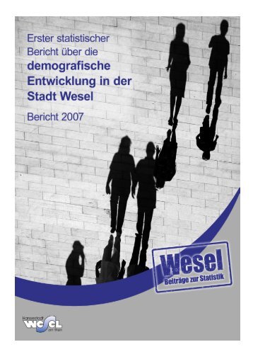 Erster statistischer Bericht über die demografische ... - Wesel