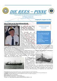 DIE REES – PINNE 4/2014 Marinekameradschaft Simbach/Inn