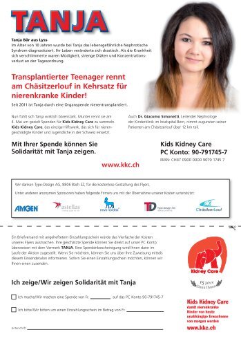 Tanjas Lauf_A4.indd - Kids Kidney Care