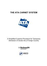 THE ATA CARNET SYSTEM - Business SA
