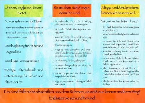 Flyer Des Schulpsychologen Stefan Zauner Maria Ward