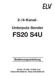 FS20 S4U - Wohlrabe.info