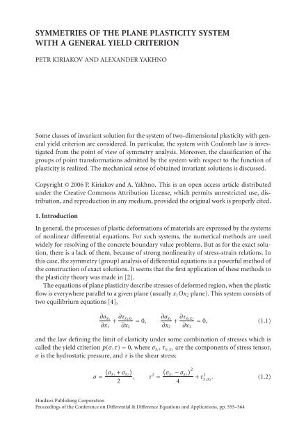 DIFFERENtIAl & DIFFERENCE EqUAtIONS ANd APPlICAtIONS