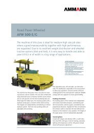Road Paver Wheeled AFW 500 E/G