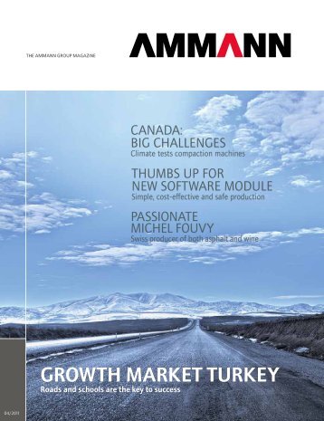 GROWTH MARKET TURKEY - Ammann Group