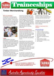 Timber Merchandising - Tabma