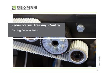 Training Courses 2013 - Fabio Perini SpA