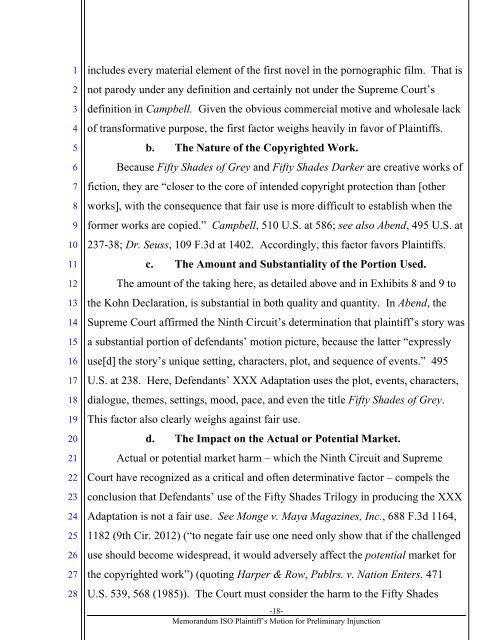 Preliminary Injunction