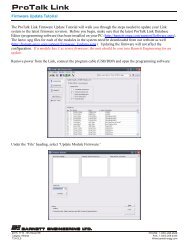 ProTalk Link Firmware Update Tutorial - Barnett Engineering Ltd