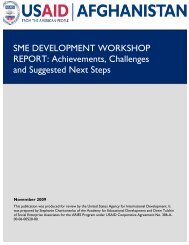 SME DEVELOPMENT WORKSHOP REPORT - Social Enterprise ...