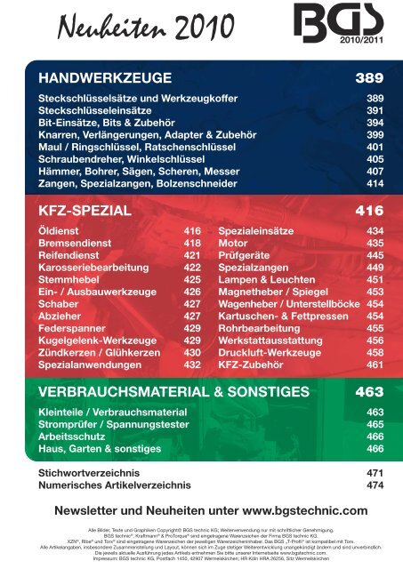 BGS Ausbeulwerkzeug Hydraulisches Karosserie Richtsatz 10