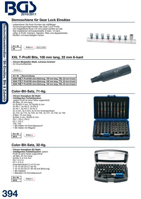 Inhalt 2010.indd - BGS technic