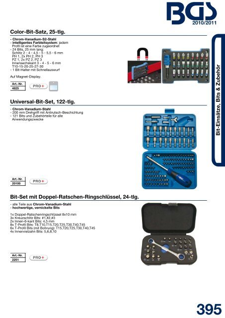 Inhalt 2010.indd - BGS technic