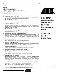 AT90S8515 Rev. B Errata Sheet 8-bit AVR MCU with 8K ... - Basic X